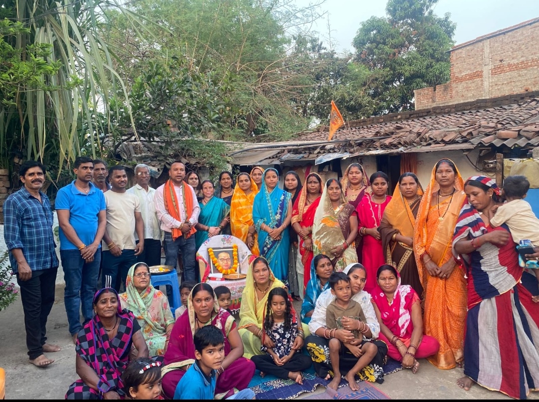 दुर्ग।भाजपा पुरैना मंडल में भारत रत्न डॉक्टर भीमराव अंबेडकर जी की जयंती धूमधाम से मनाई। गई।