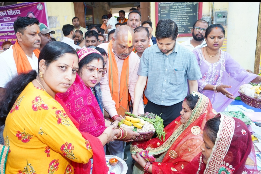 दुर्ग। सुशासन तिहर 2026, ऊतई में जन समस्या निवारण शिविर का आयोजन।