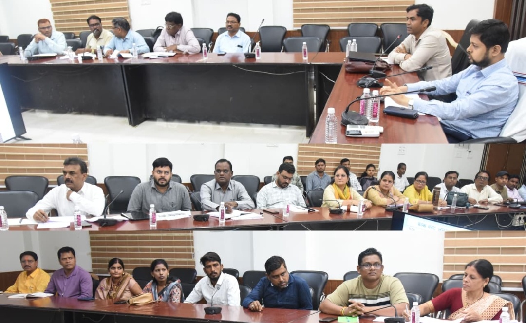दुर्ग ।जिला स्वच्छ भारत मिशन ग्रामीण प्रबंधन समिति की बैठक आयोजित।