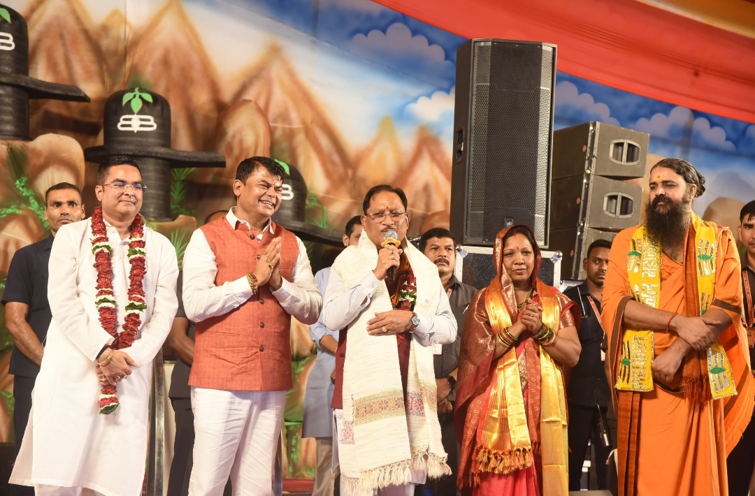 भिलाई नगर। छत्तीसगढ़ में भगवान महादेव की कृपा से खुशहाली और समृद्धि है। मुख्यमंत्री श्री साय।