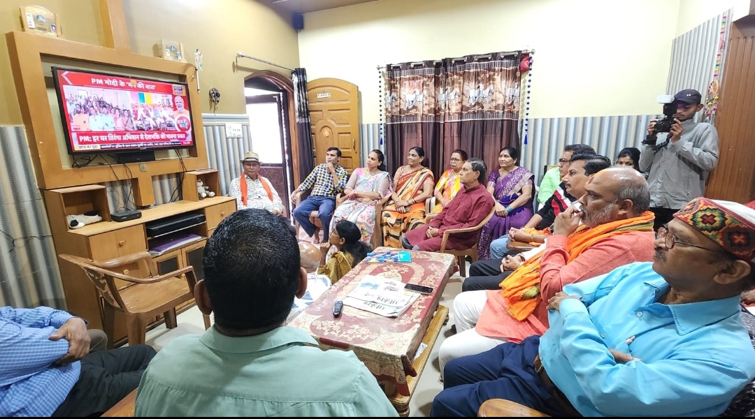 दुर्ग।मन की बात, देश के कोने-कोने में हो रहे नवाचारों और  प्रेरक प्रयासों को देती है राष्ट्रीय पहचान ।विधायक  ललित चंद्राकर।